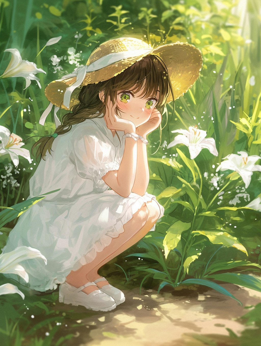 百合の花