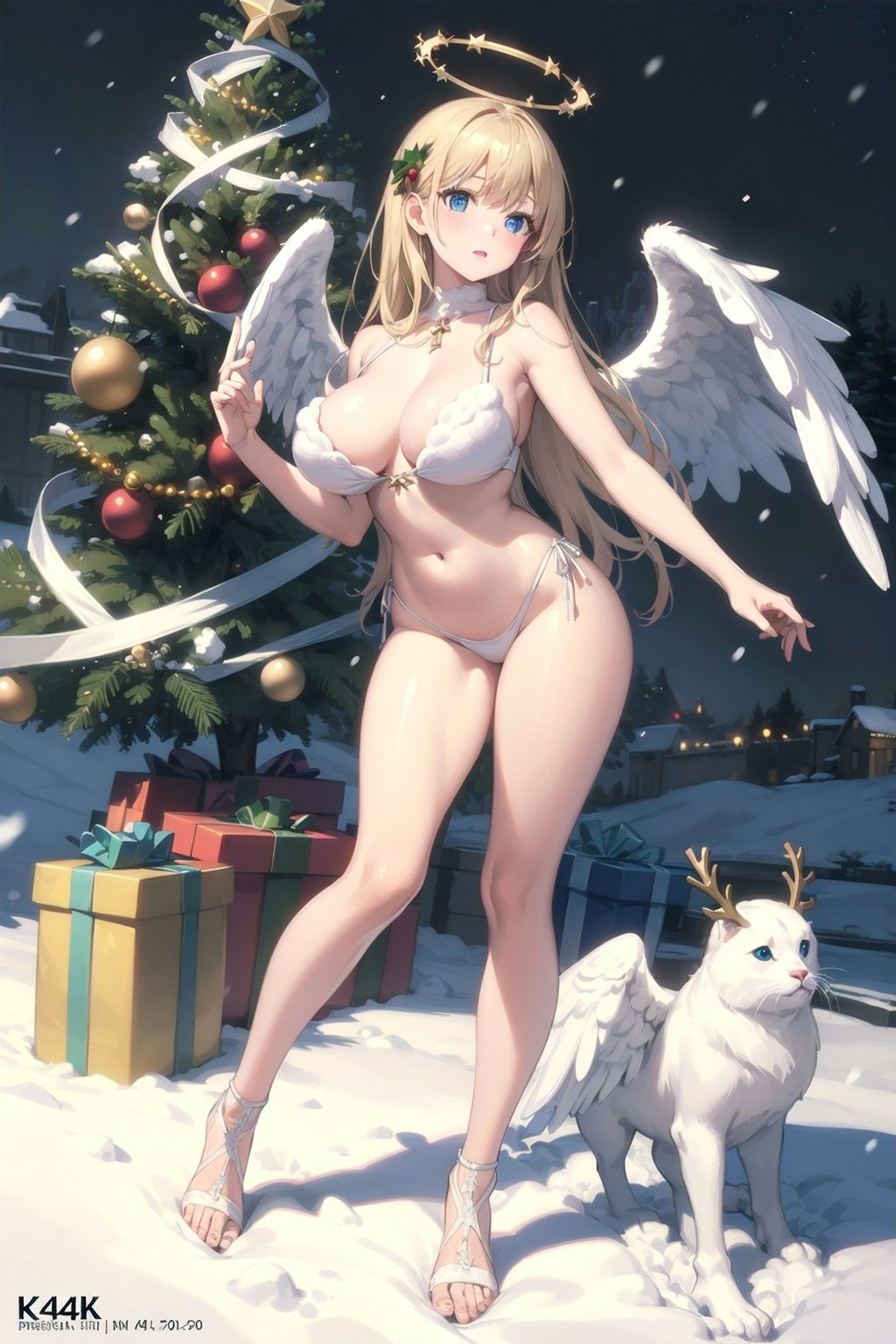 クリスマスに天使