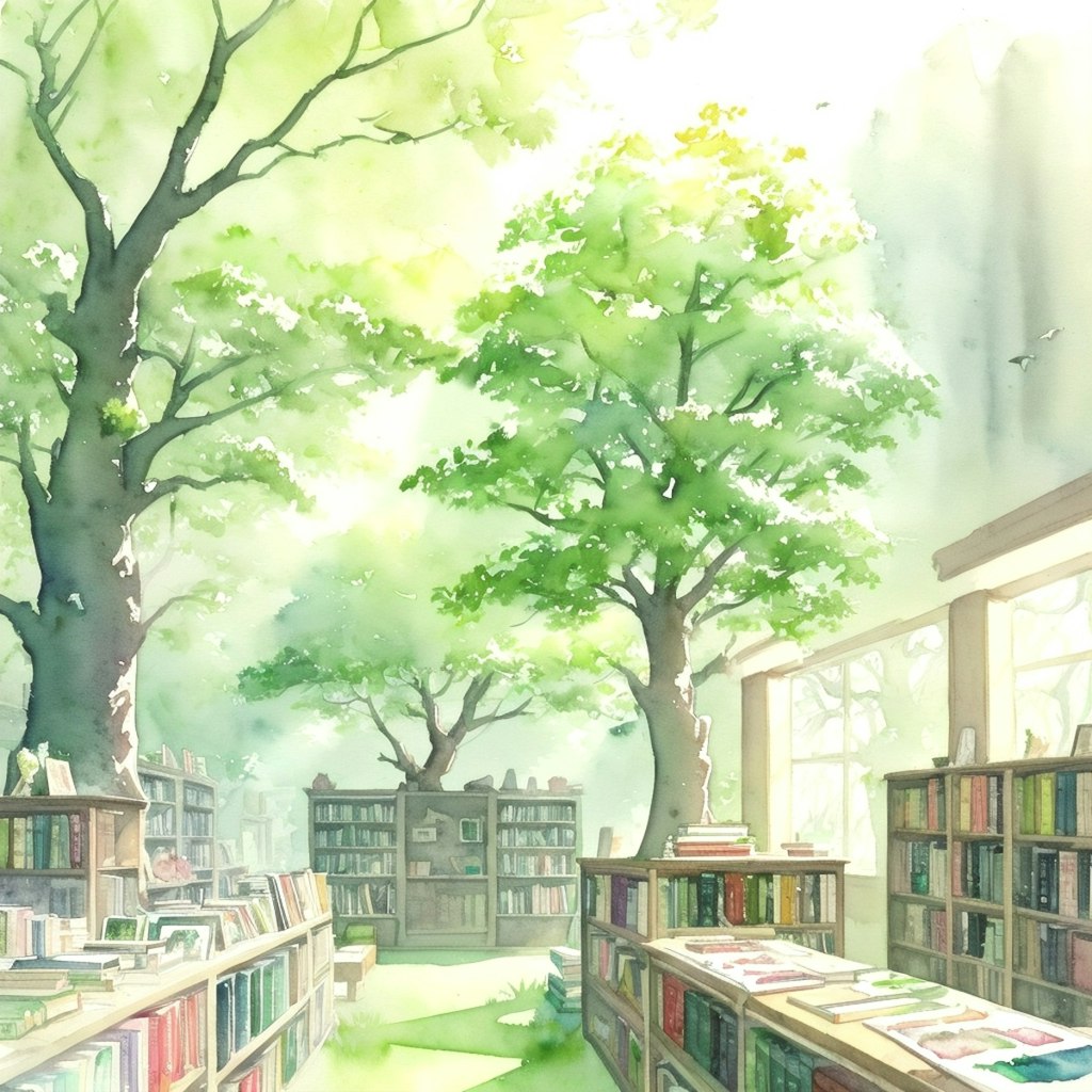 森の中の本屋さん