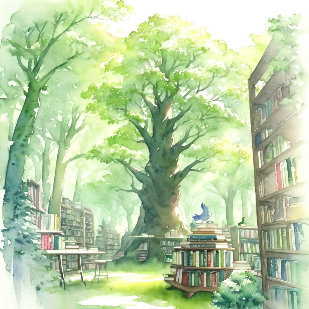 森の中の本屋さん