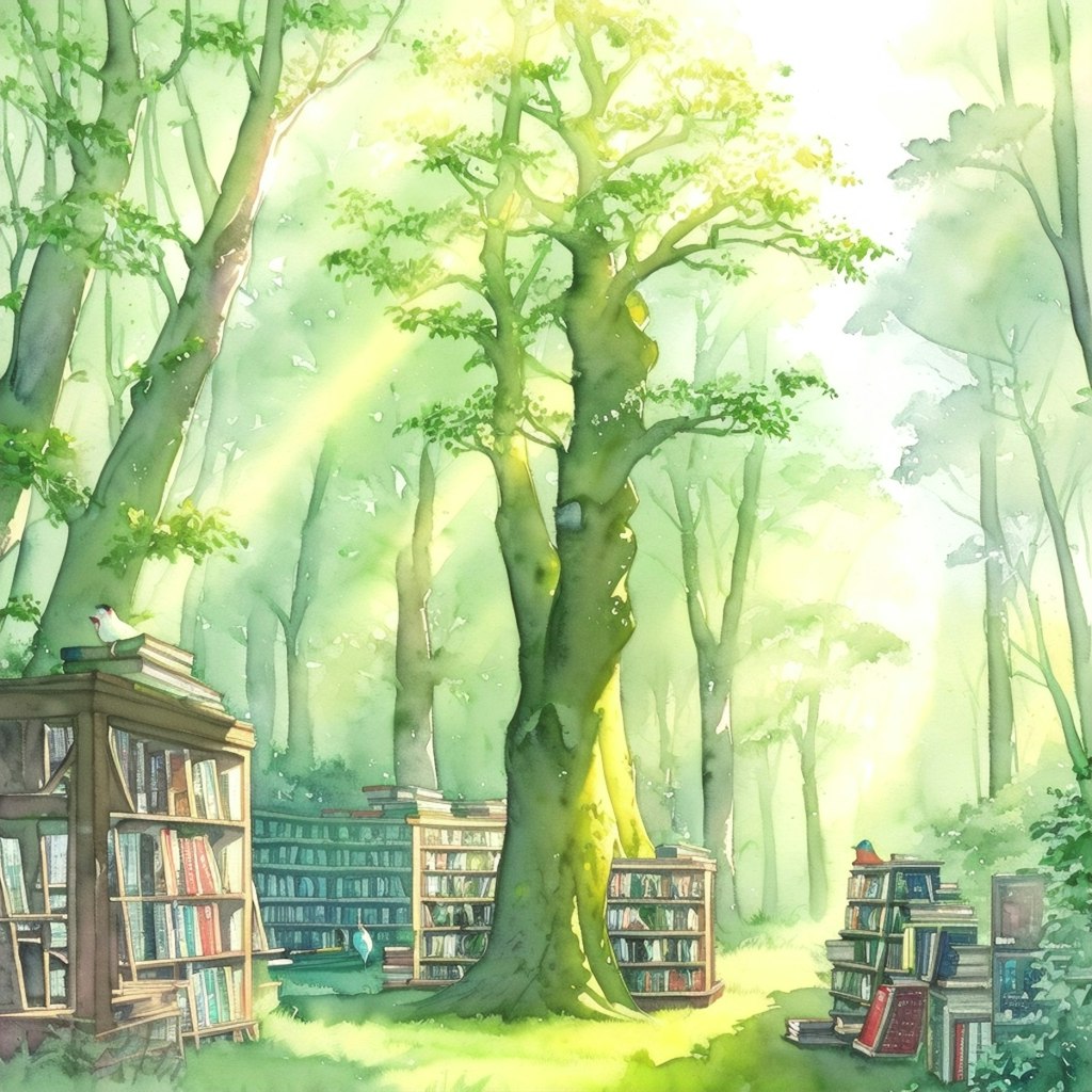 森の中の本屋さん