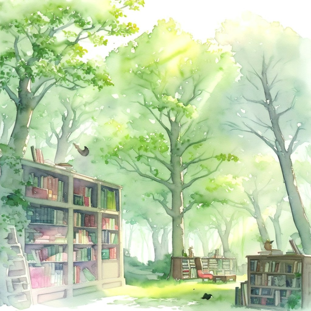 森の中の本屋さん