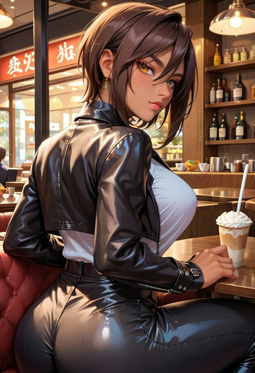 喫茶店で会った褐色お姉さん