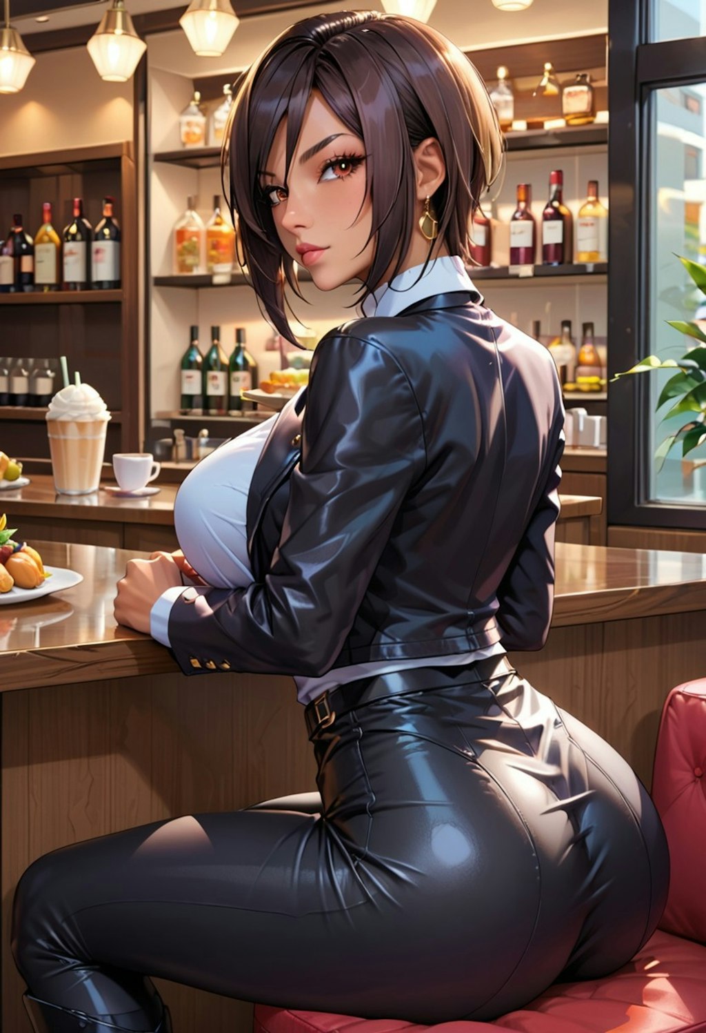 喫茶店で会った褐色お姉さん