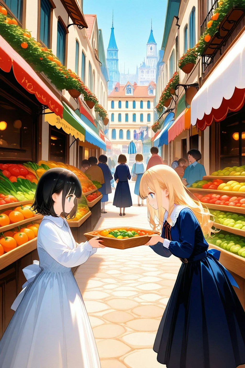 嬢ちゃん　勝手に食べてはだめだよ