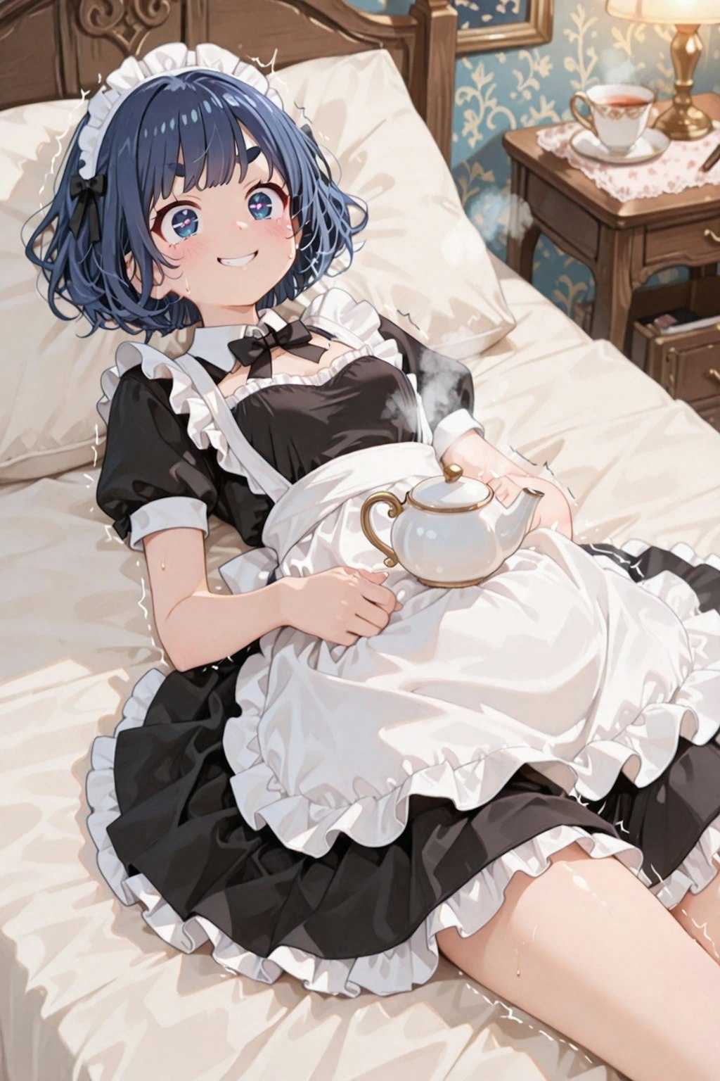 お茶係りのメイド