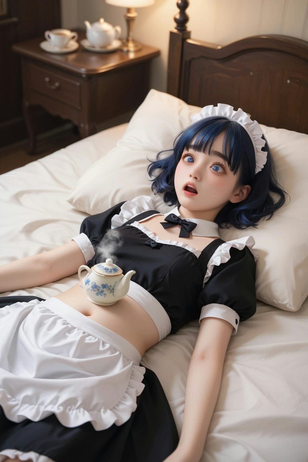 お茶係りのメイド