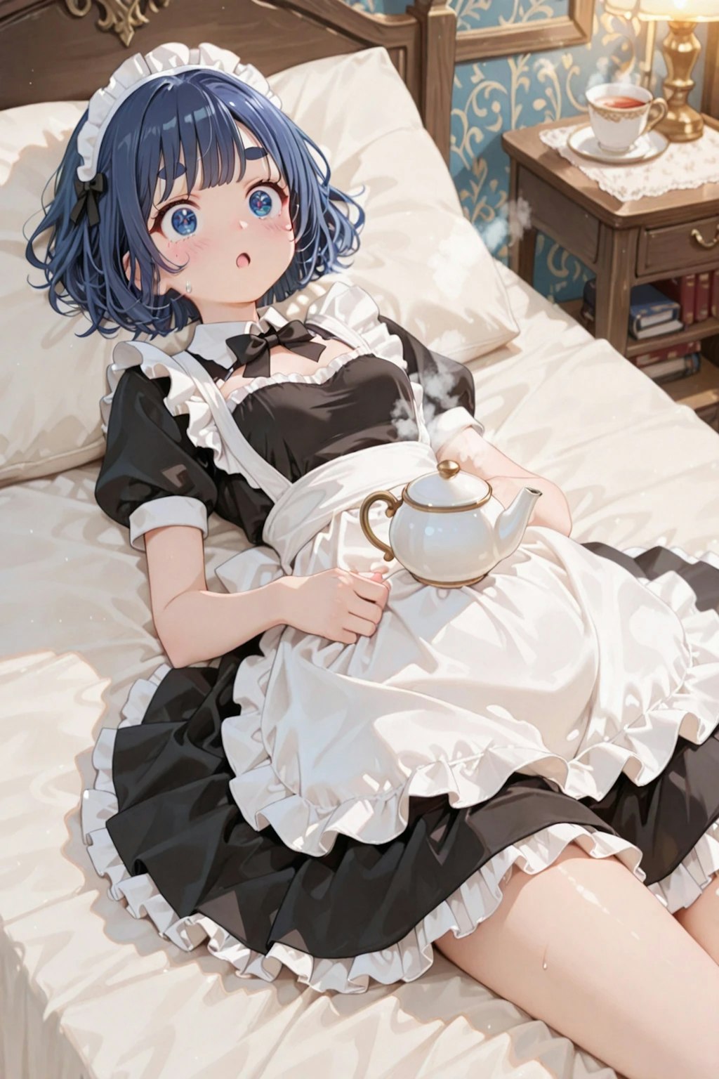 お茶係りのメイド
