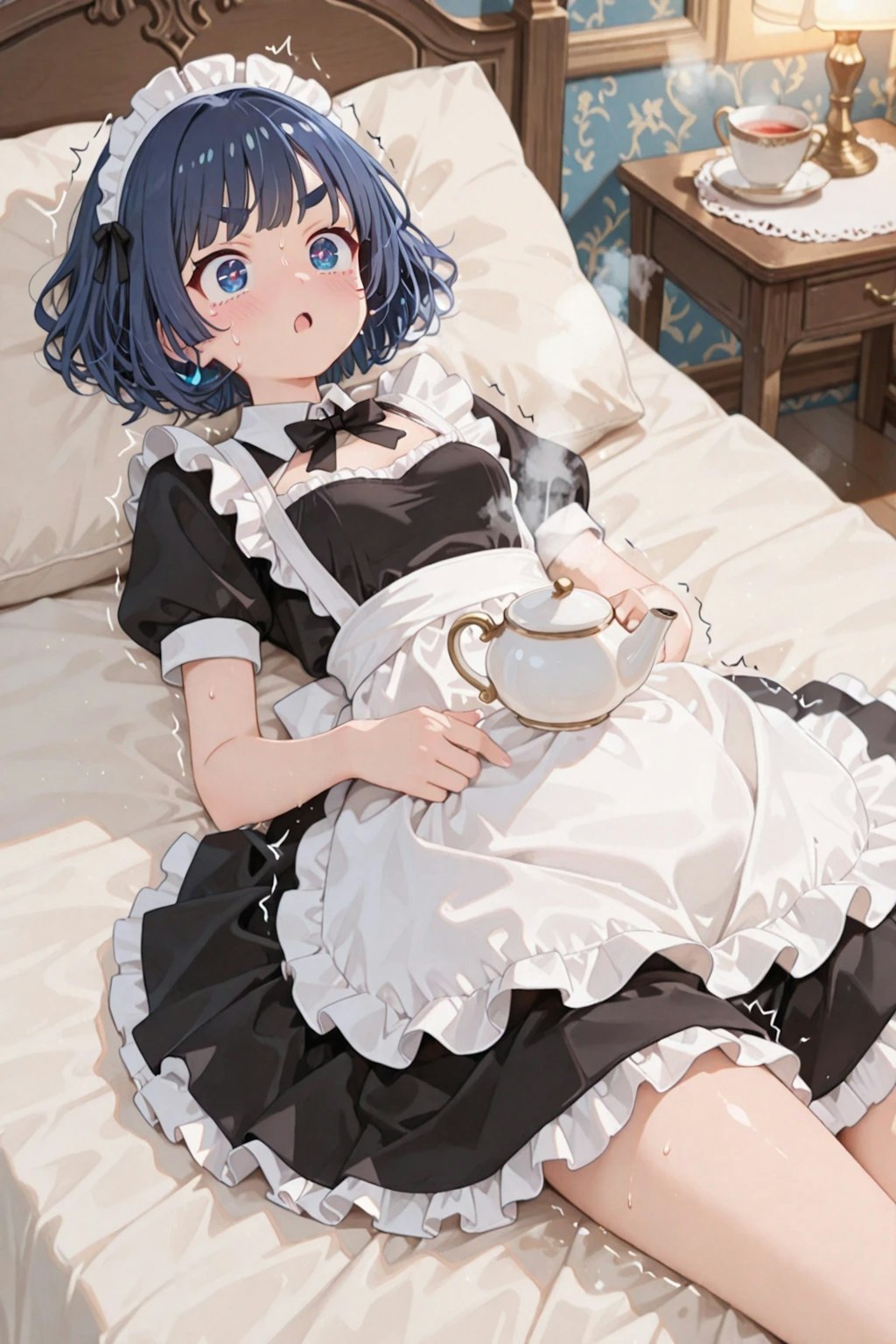 お茶係りのメイド