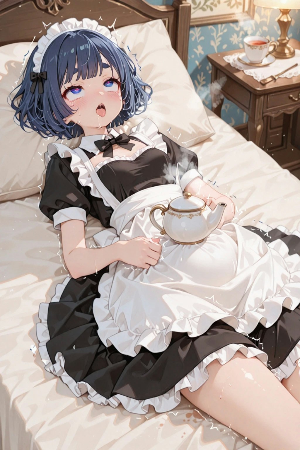 お茶係りのメイド