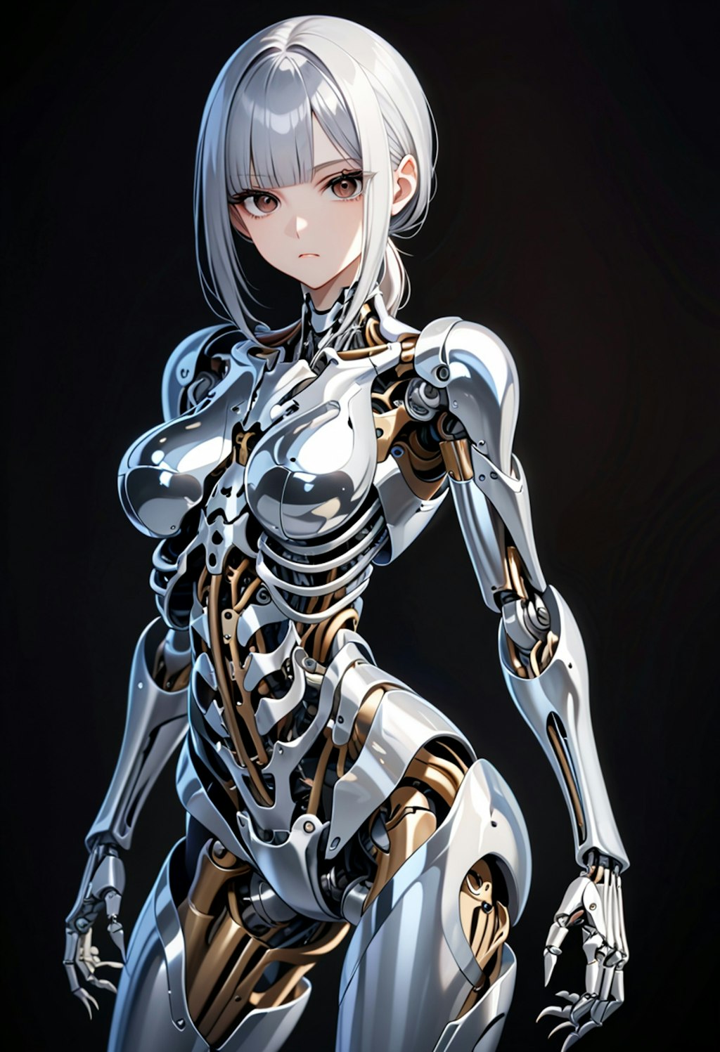 skeletonizedメカ子