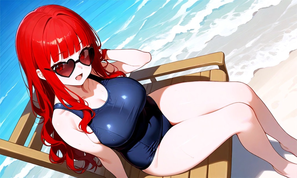 水着姿の悪魔女ちゃん