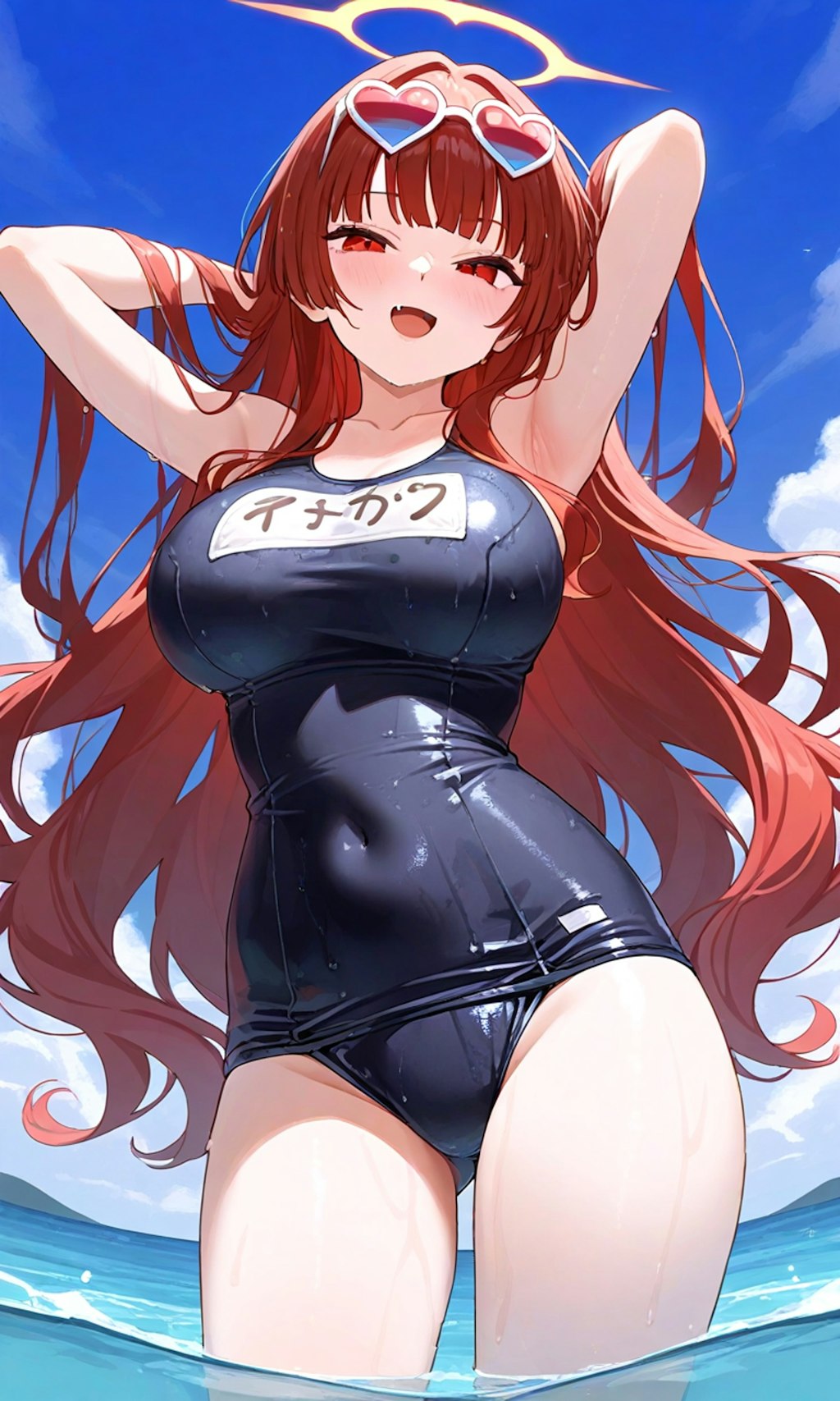 水着姿の悪魔女ちゃん