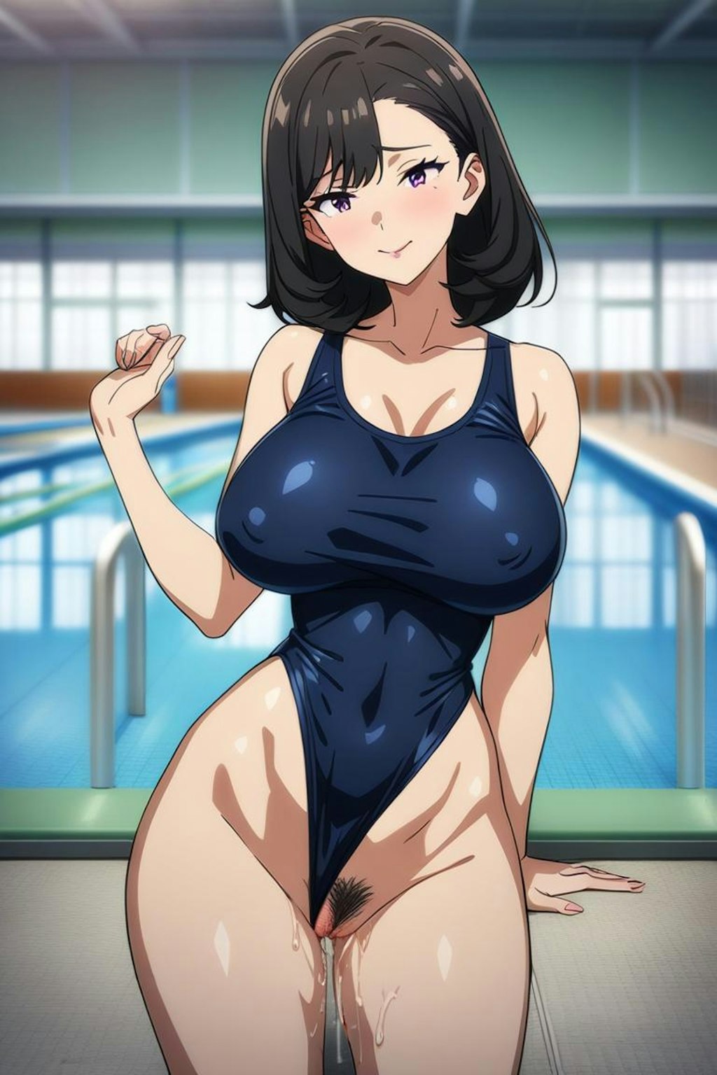 熟女スク水　その2