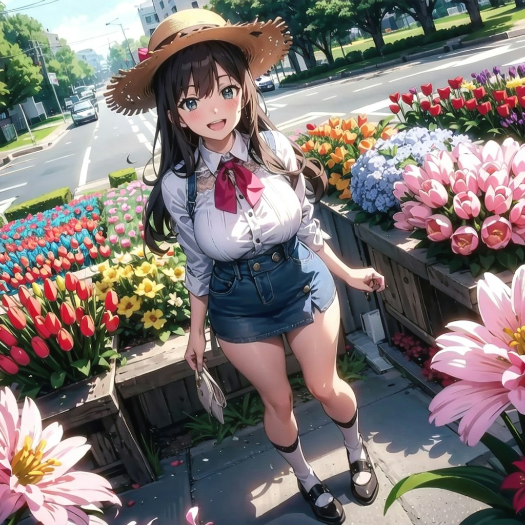 お花屋の香苗さん
