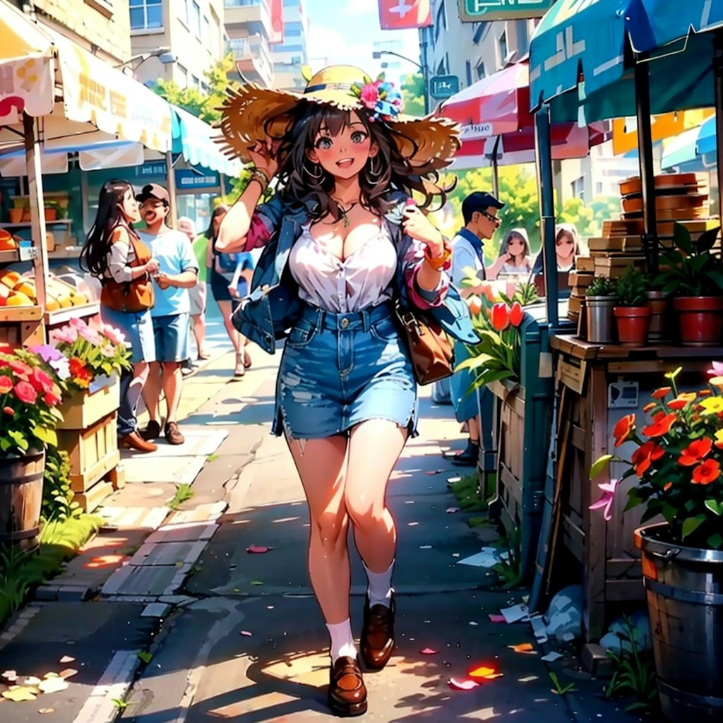 お花屋の香苗さん