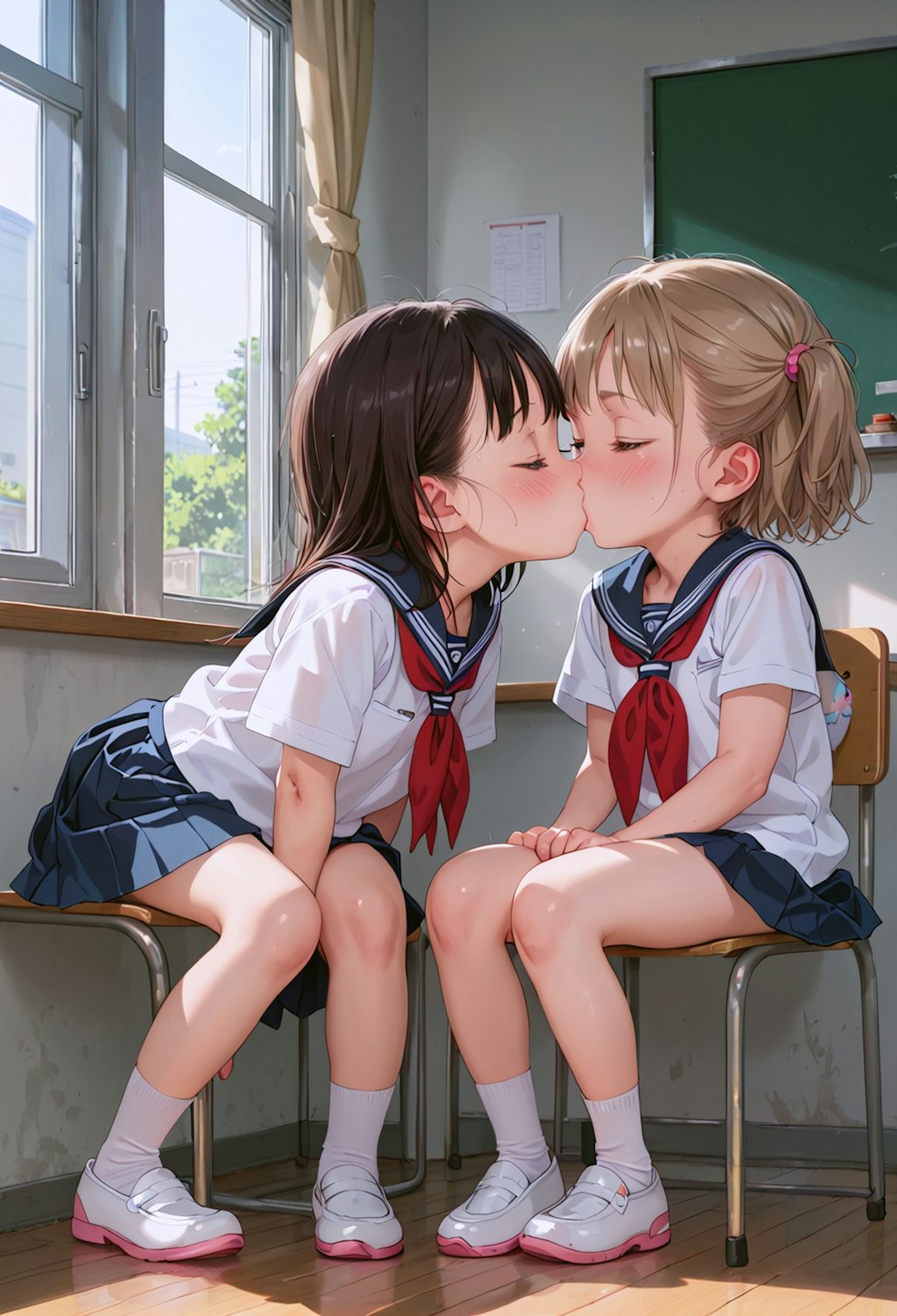 ロリｘロリ キス