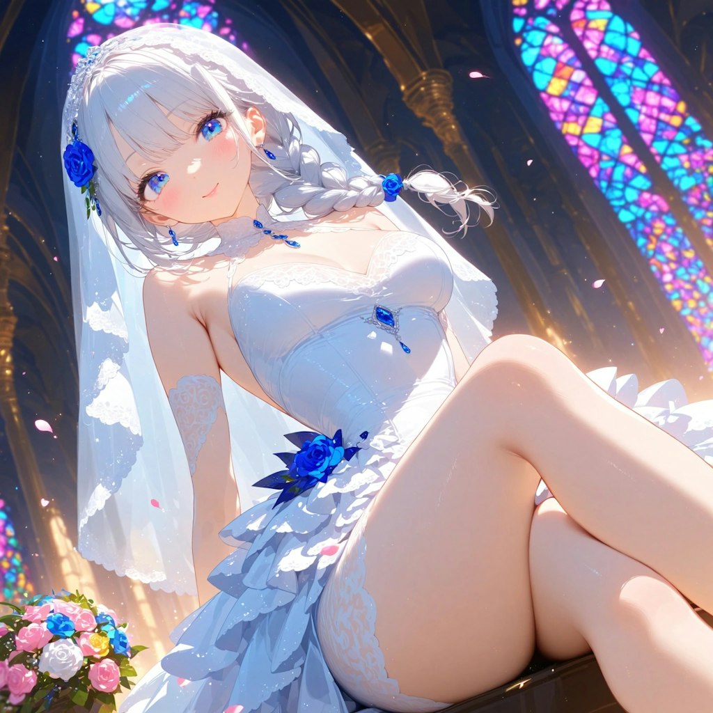 青薔薇の花嫁