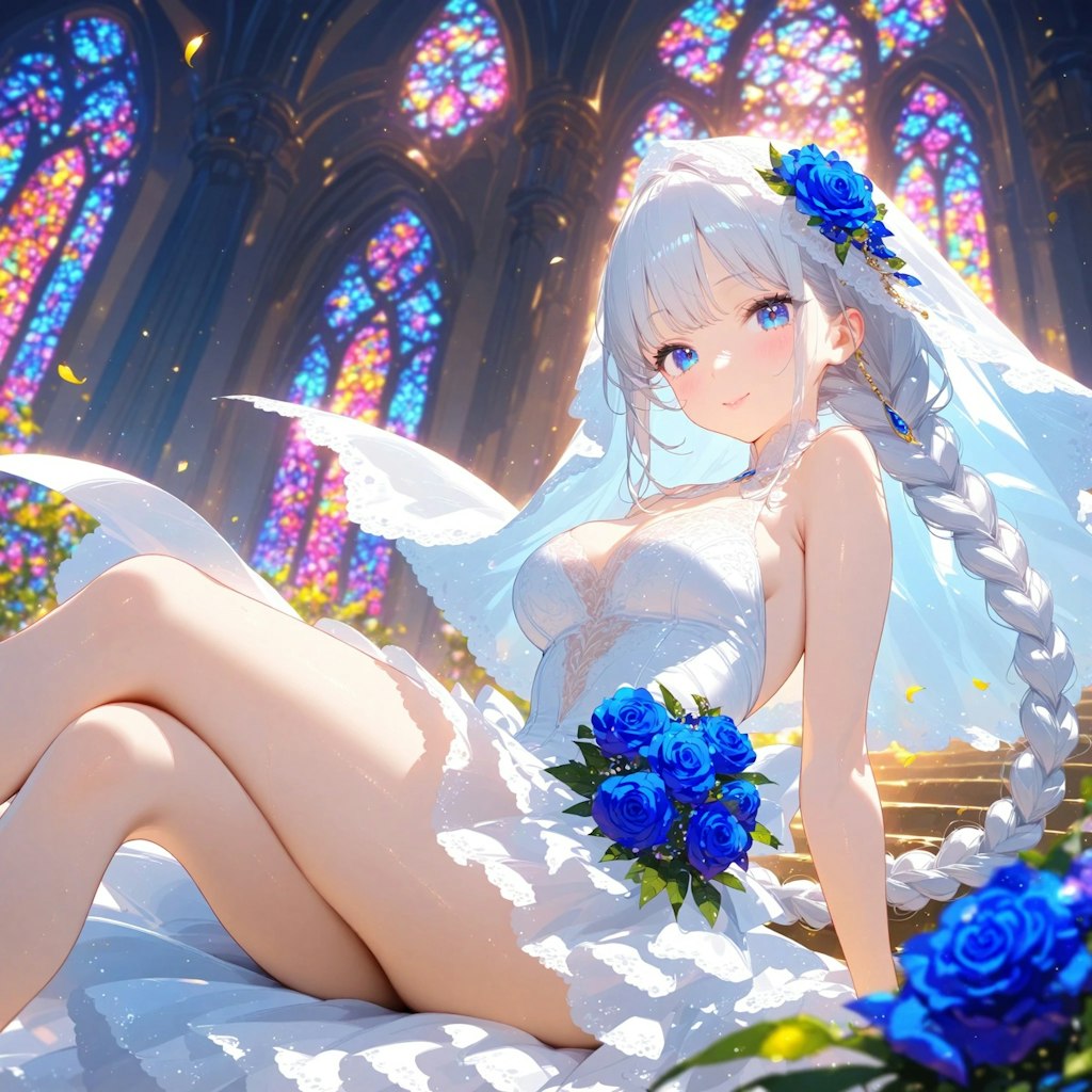 青薔薇の花嫁