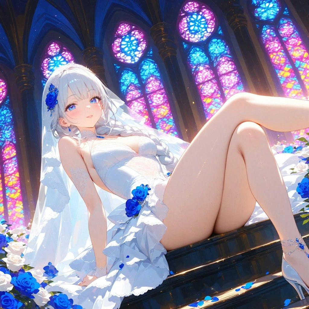 青薔薇の花嫁