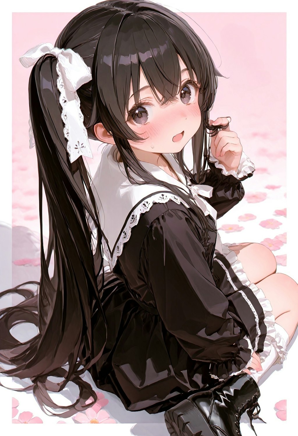 毛先を弄る癖