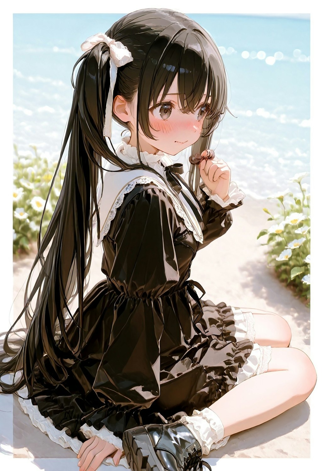 毛先を弄る癖