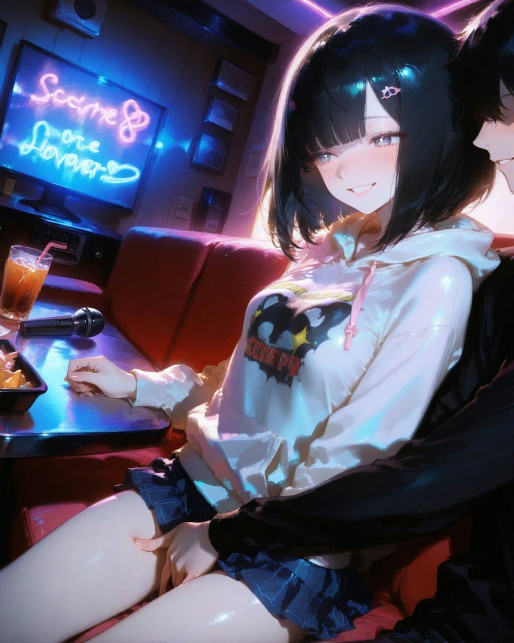 カラオケ屋さんでそのまま...