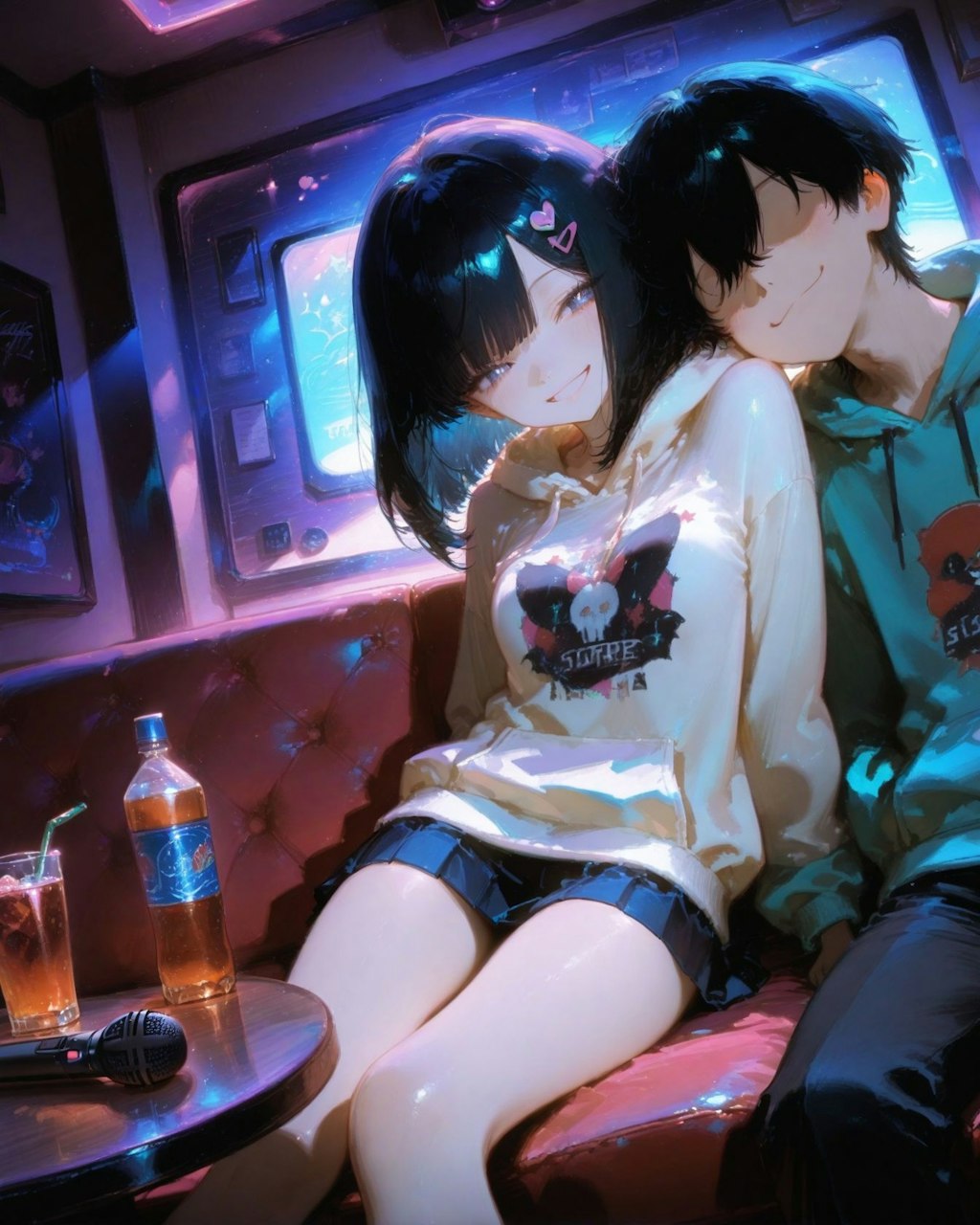カラオケ屋さんでそのまま...
