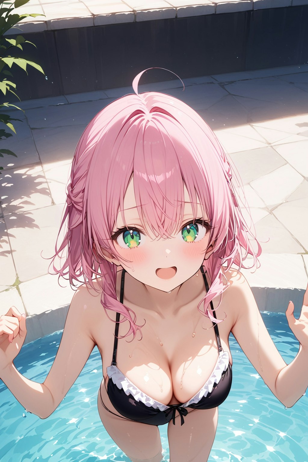 水着姿の李々花②