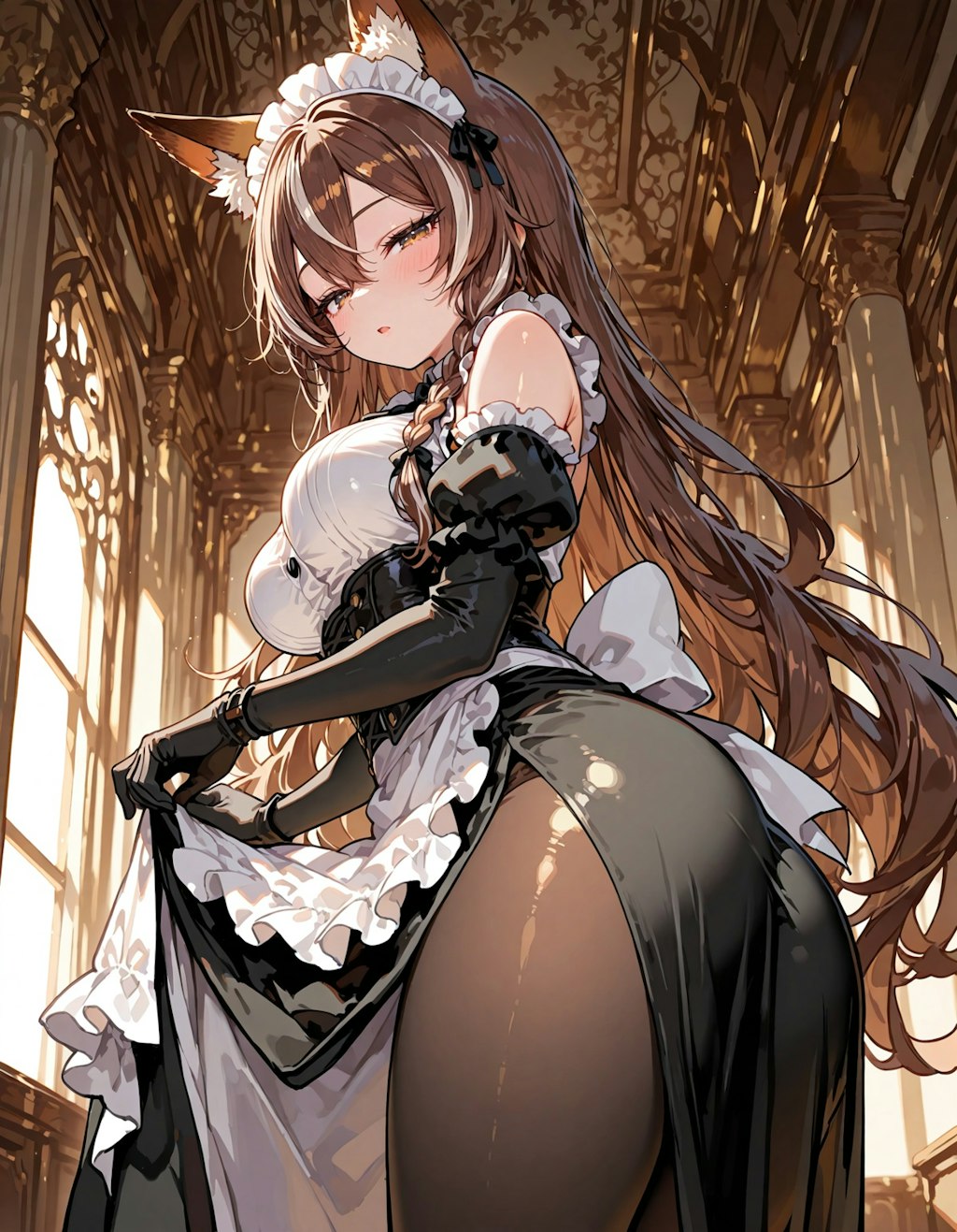 お姉さん狐メイド