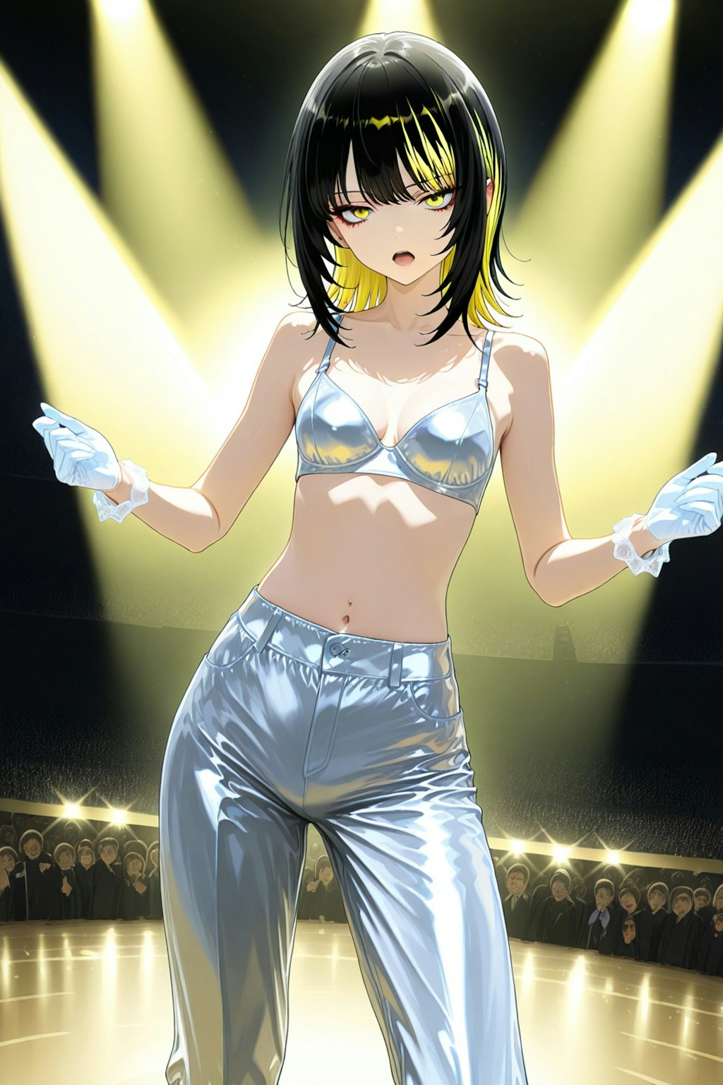 舞台で歌うルカさん