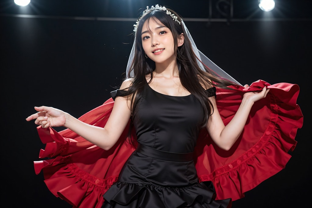 フラメンコを踊る女性