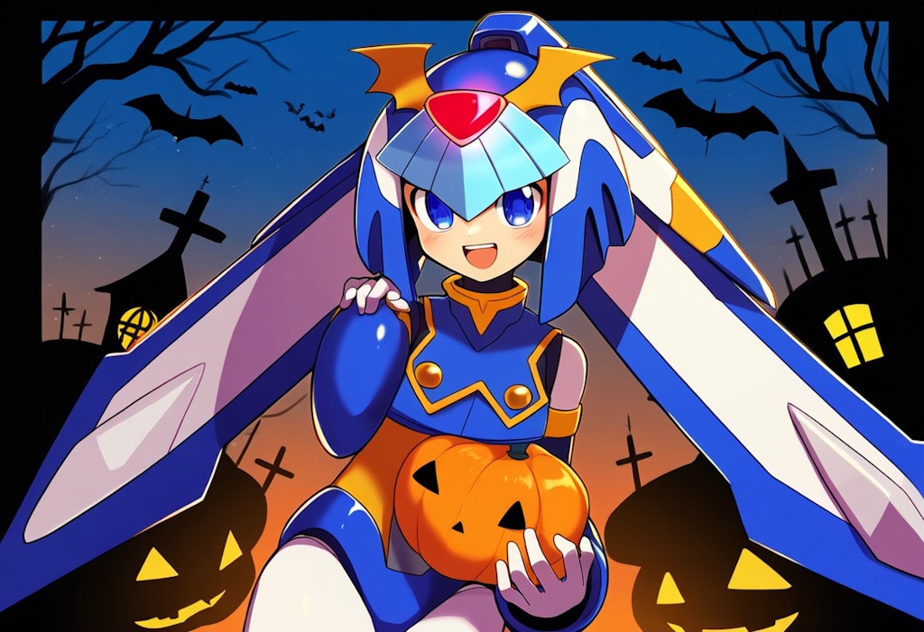 ロックマンゼロ　妖将レヴィアタン　ハロウィン