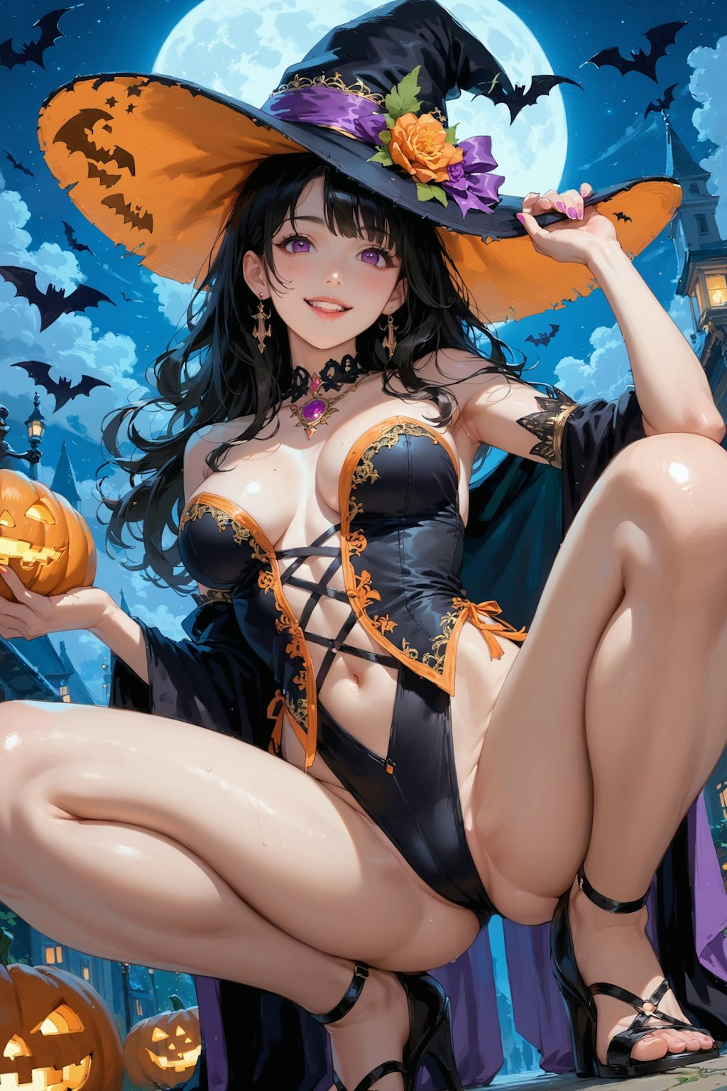 ハロウィンのお姉さん