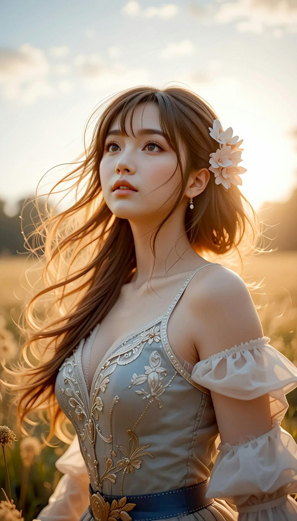 夕暮れ時の君