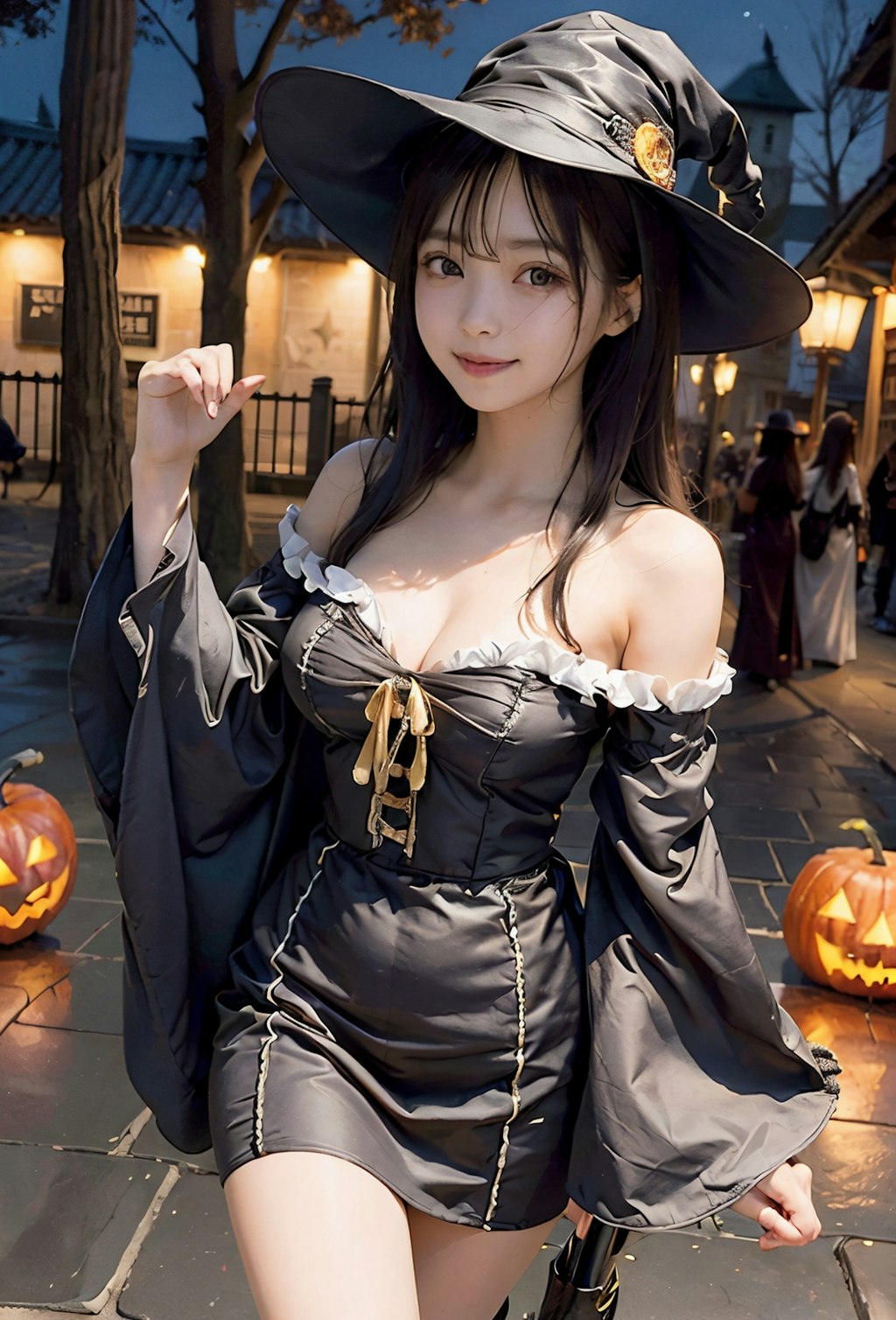 魔女、ハロウィンナイト