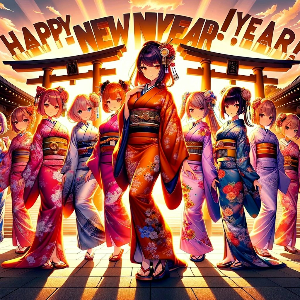 あけましておめでとう！　Happy New Year!!