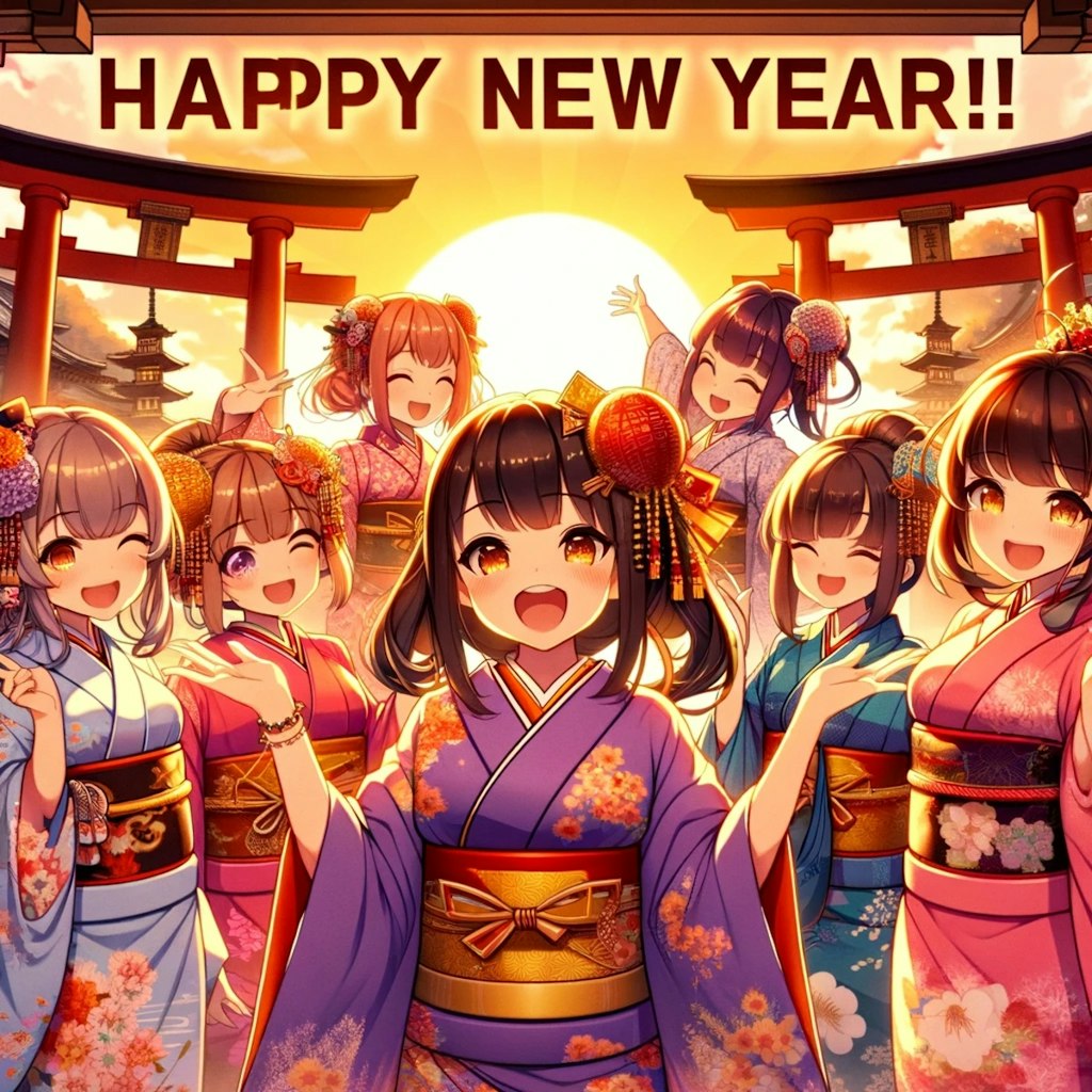 あけましておめでとう！　Happy New Year!!