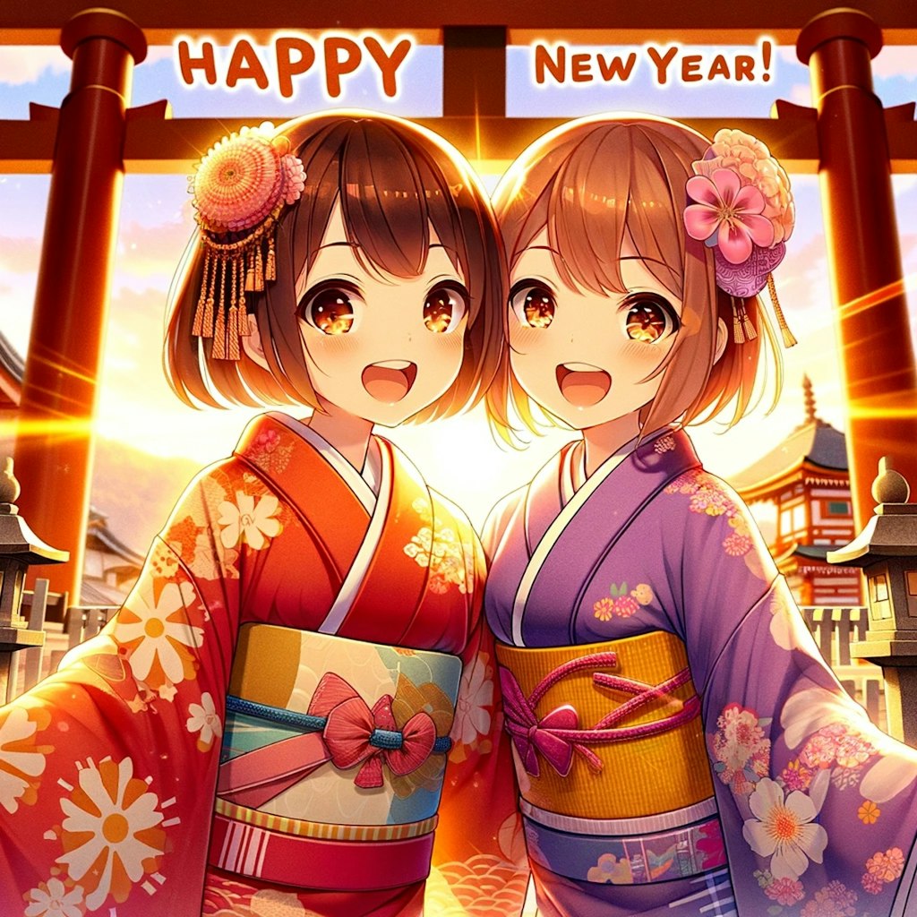 あけましておめでとう！　Happy New Year!!