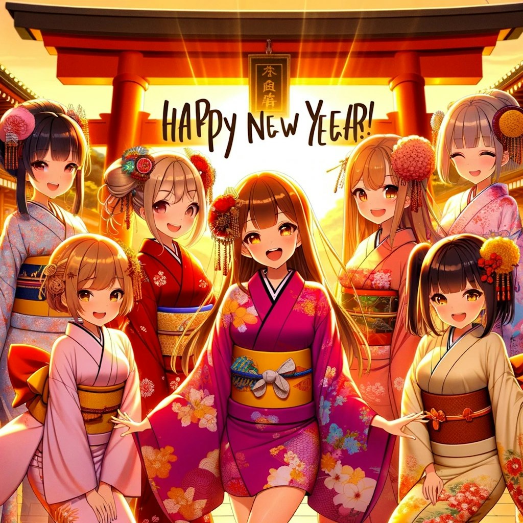 あけましておめでとう！　Happy New Year!!