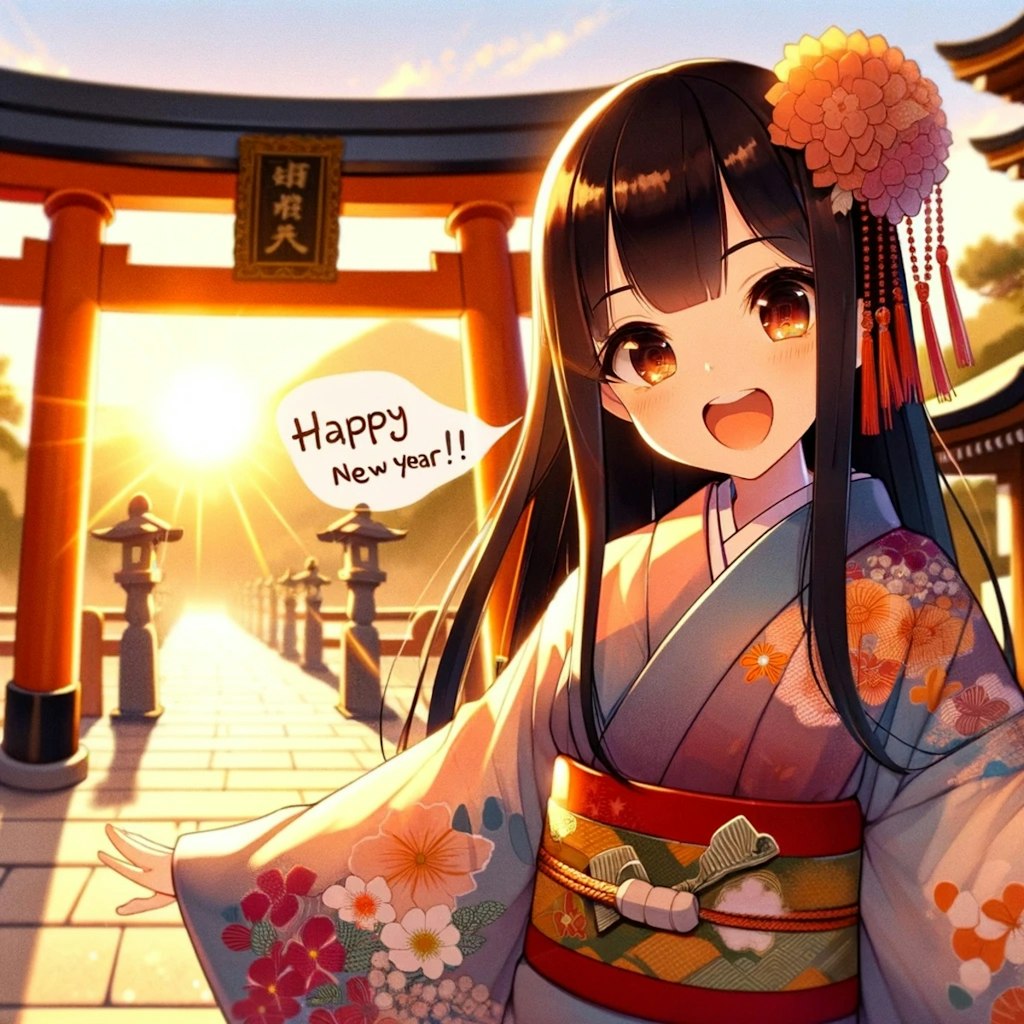 あけましておめでとう！　Happy New Year!!