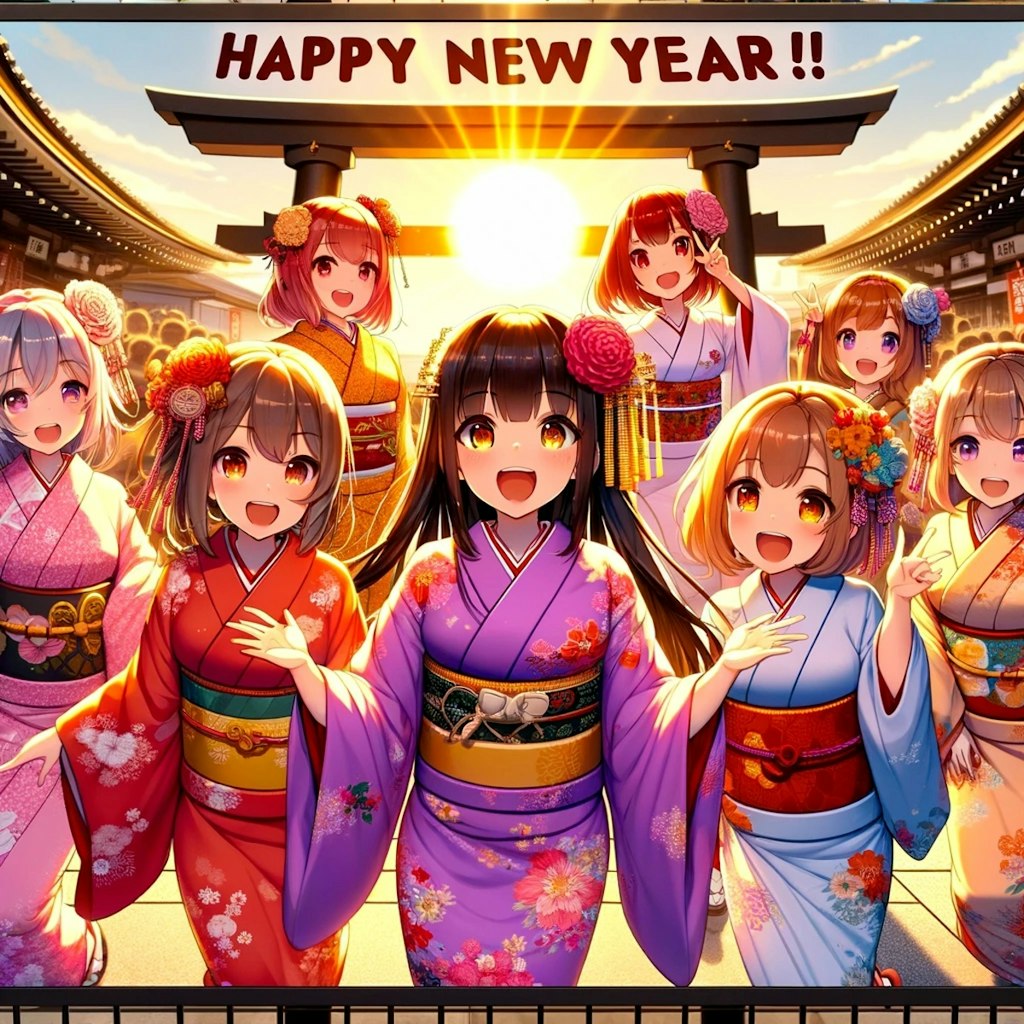 あけましておめでとう！　Happy New Year!!