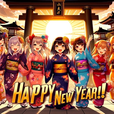 あけましておめでとう！　Happy New Year!!