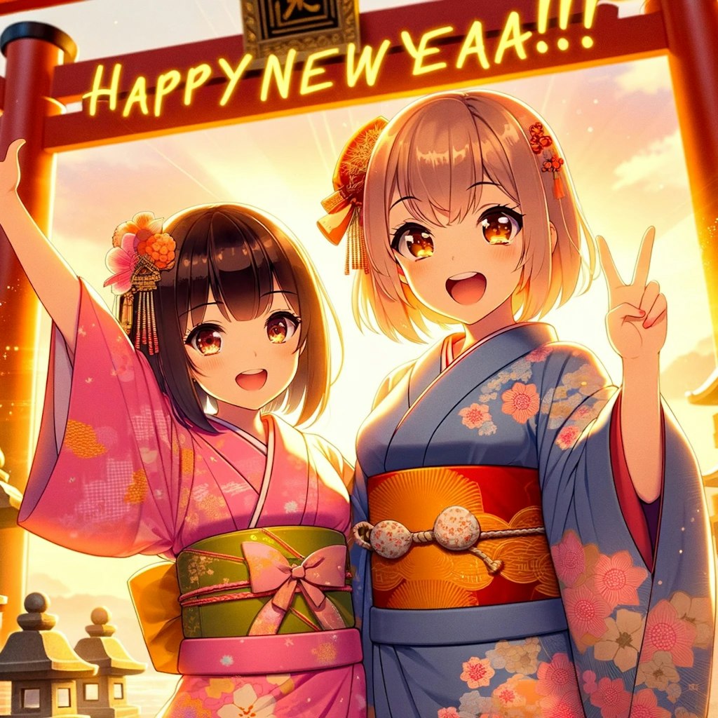 あけましておめでとう！　Happy New Year!!