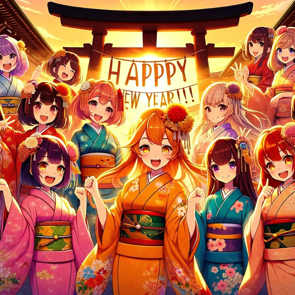 あけましておめでとう！　Happy New Year!!