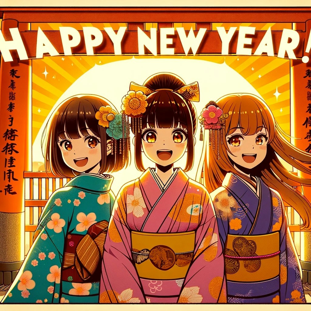 あけましておめでとう！　Happy New Year!!