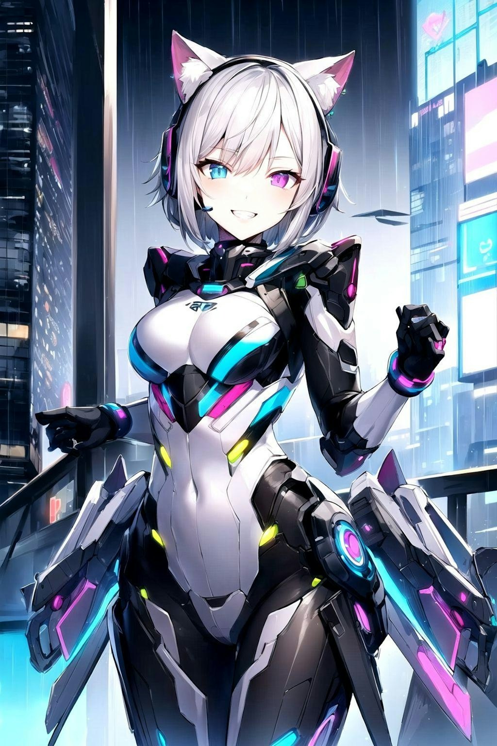 猫耳ロボット娘