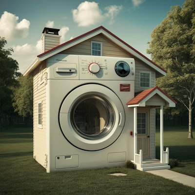 洗濯機の家