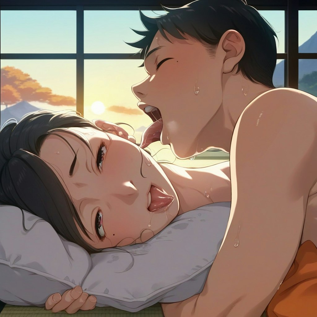 夏期講習　先生と朝までキスの練習