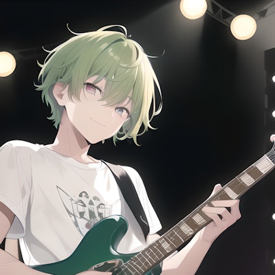 ギターを弾く男の子【01】